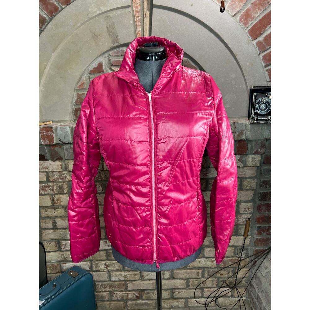 west loop puffer jacket pink barbieccore